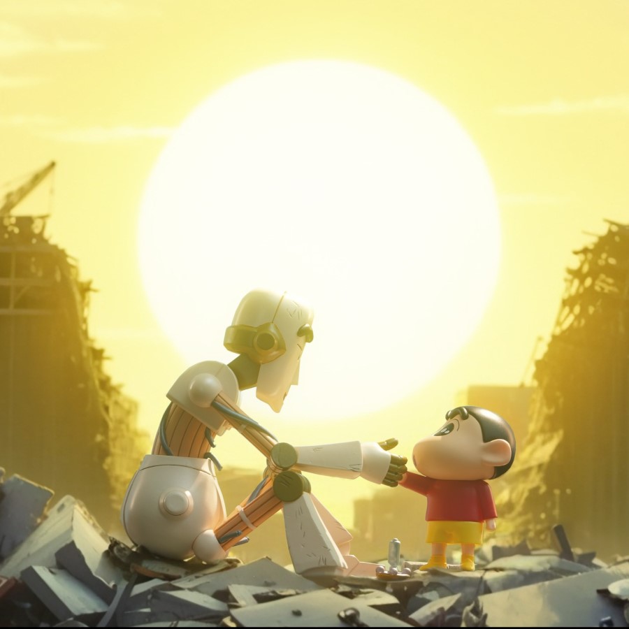 Nohara Shinnosuke and Robot Father