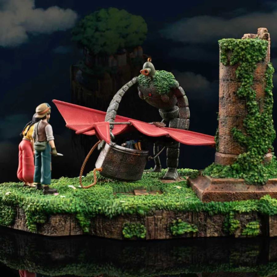 First encounter in the cloud - Castle in the Sky