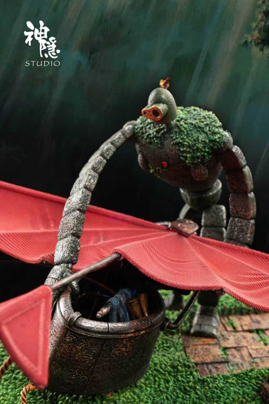 First encounter in the cloud - Castle in the Sky