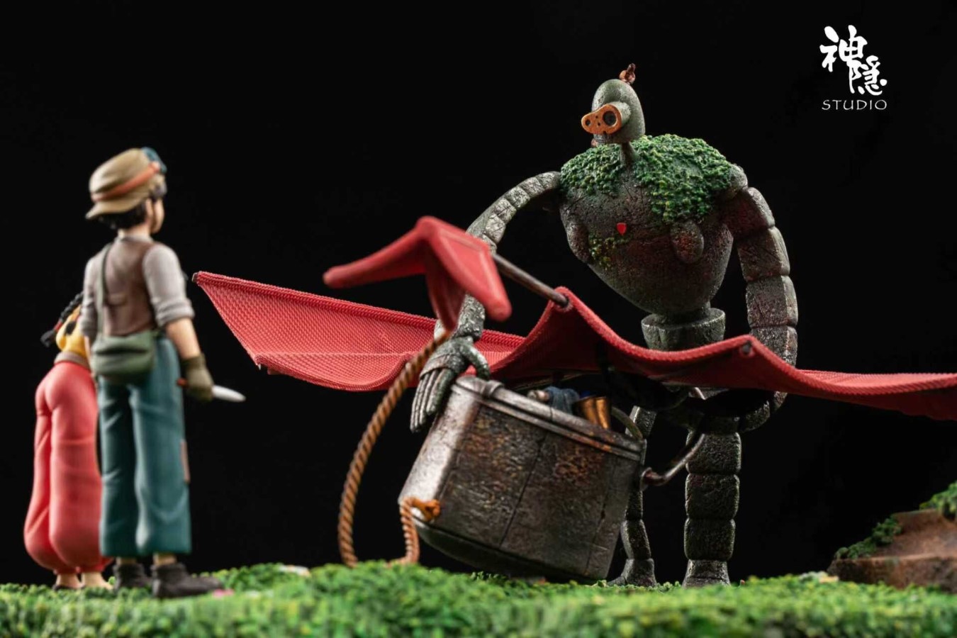 First encounter in the cloud - Castle in the Sky