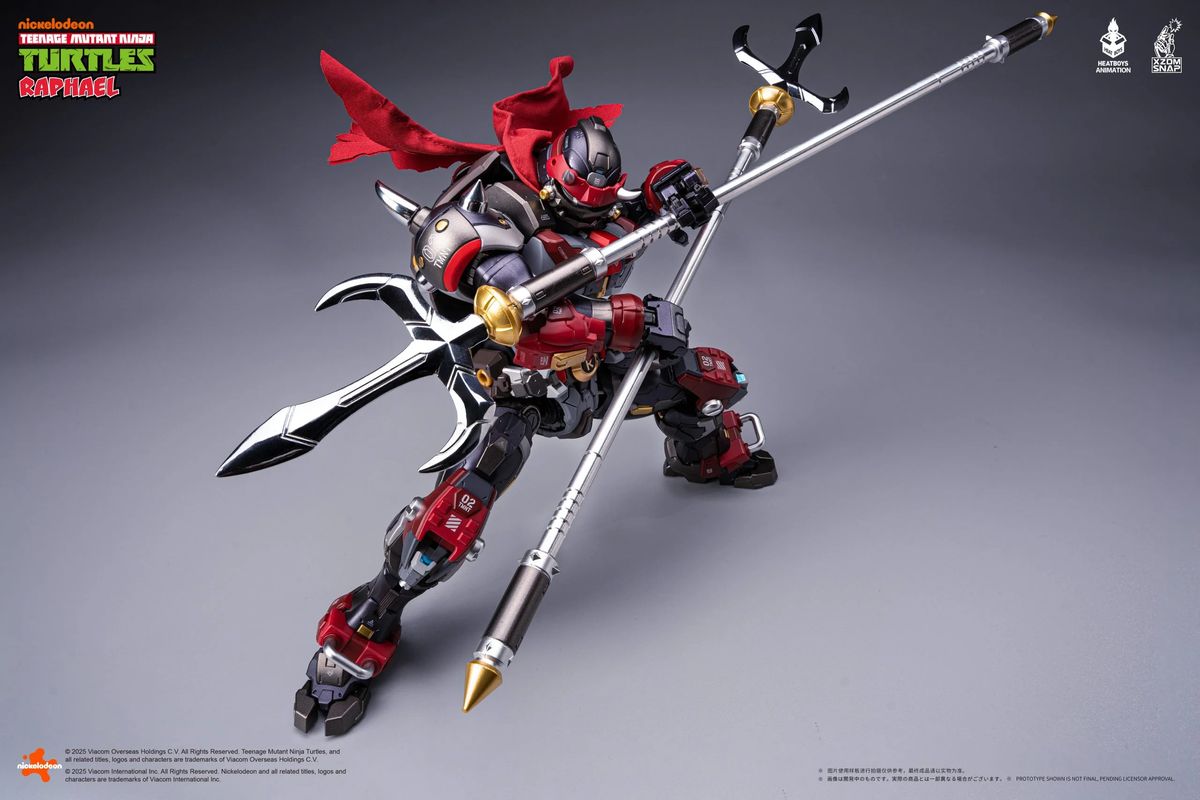 Teenage Mutant Ninja Turtles: Raphael MechaHeat 40th Anniversary Version