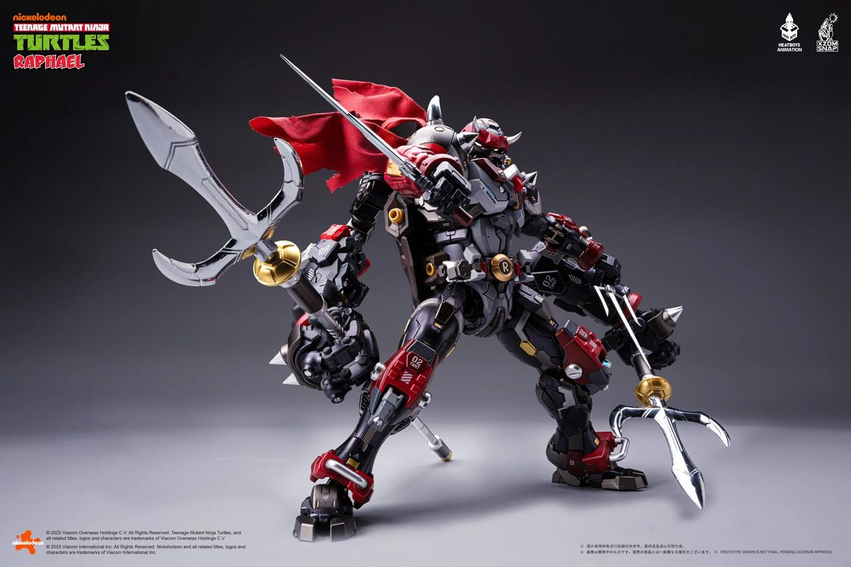 Teenage Mutant Ninja Turtles: Raphael MechaHeat 40th Anniversary Version
