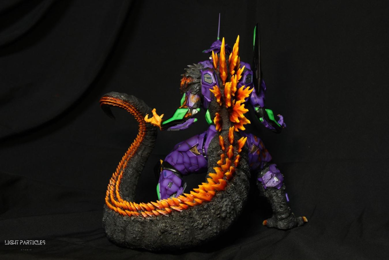 Godzilla-like Evangelion Unit-01's Crimson Lotus Mode