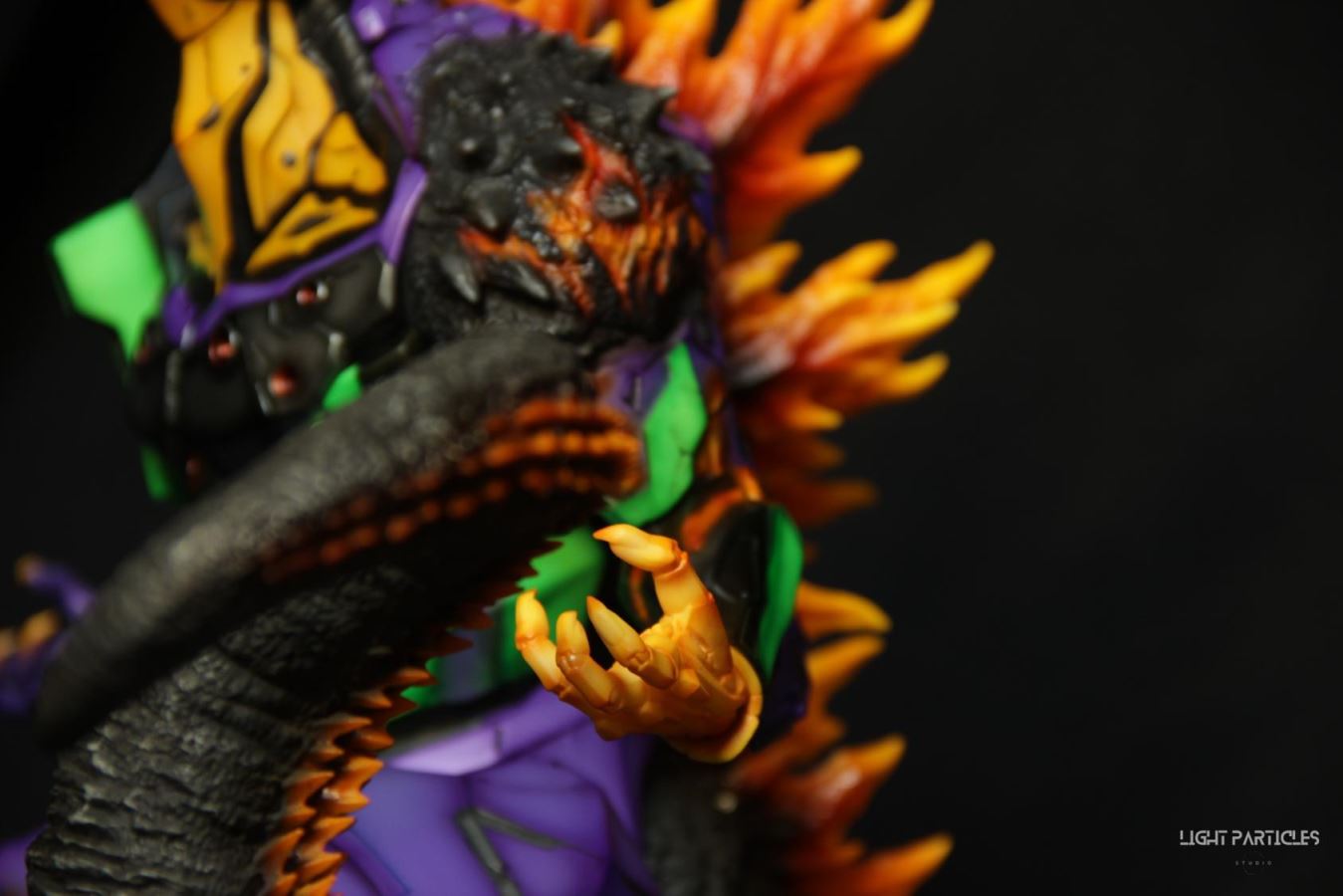 Godzilla-like Evangelion Unit-01's Crimson Lotus Mode