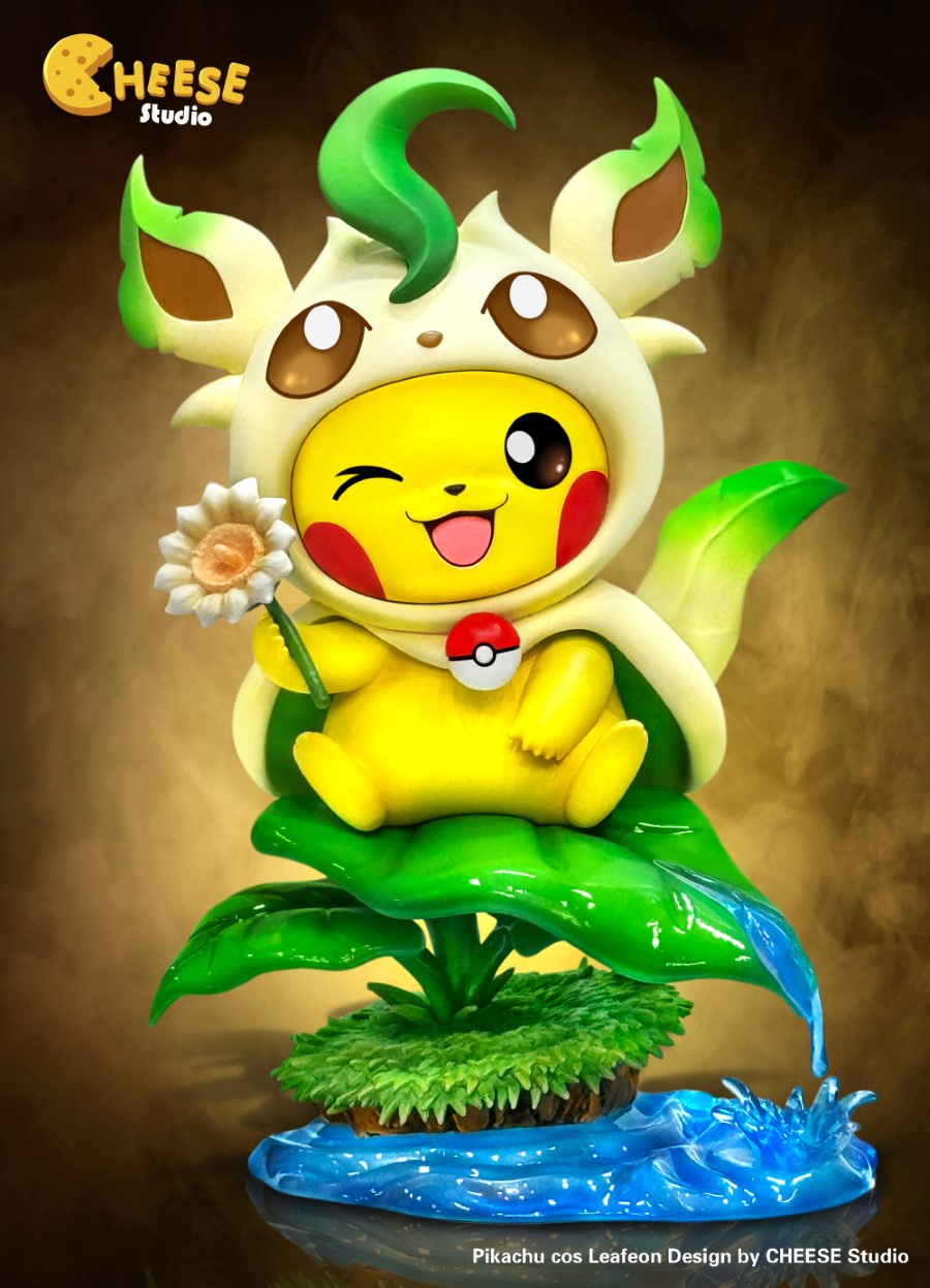 Pikachu cos Leafeon - Pokemon