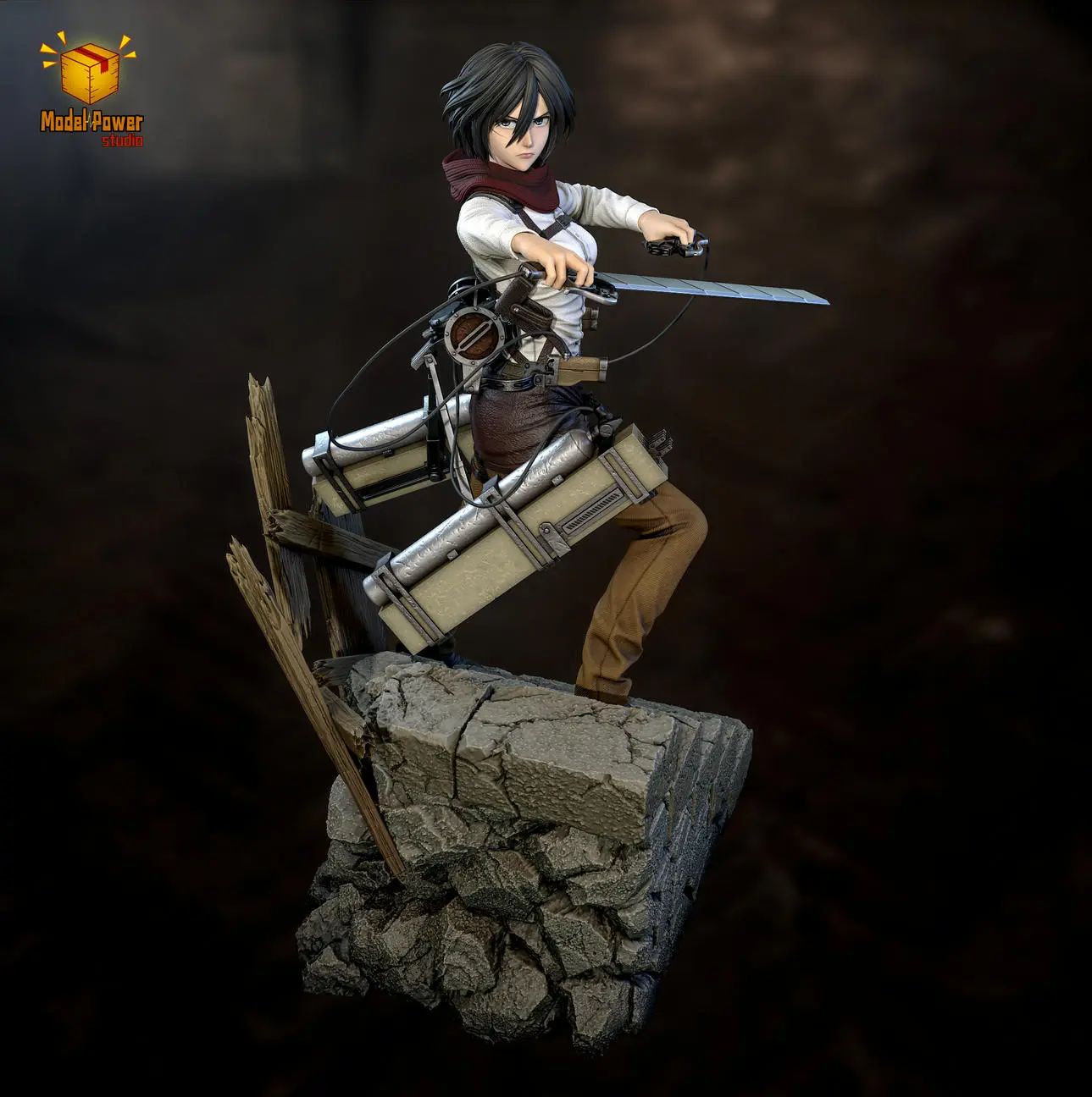 The Basement Trio Mikasa & Armin & Eren - Attack On Titan