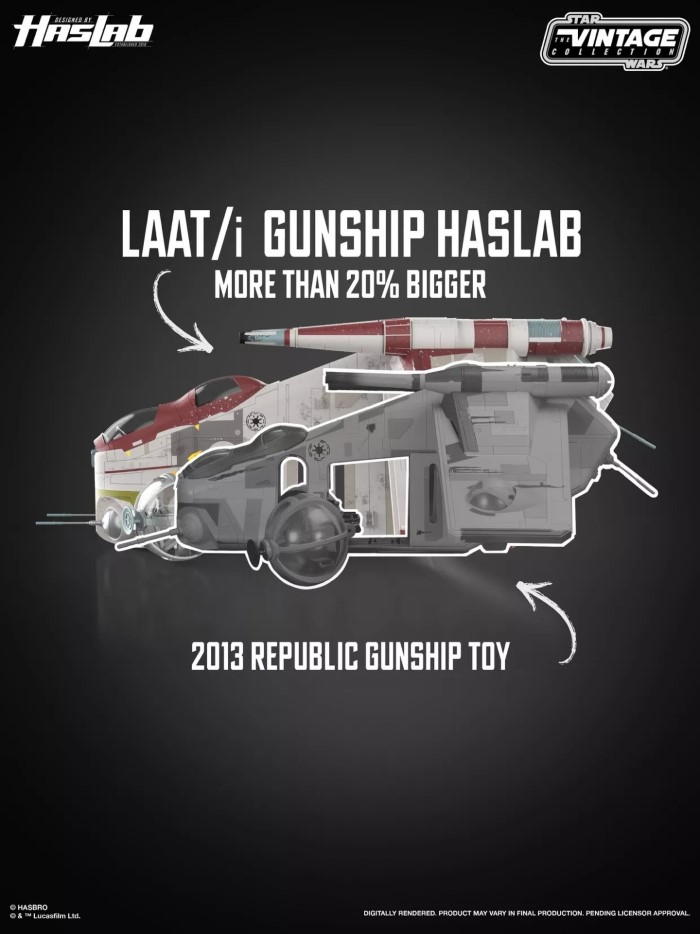 Star Wars Infantry Low Altitude Assault Transport (LAAT/i Gunship)