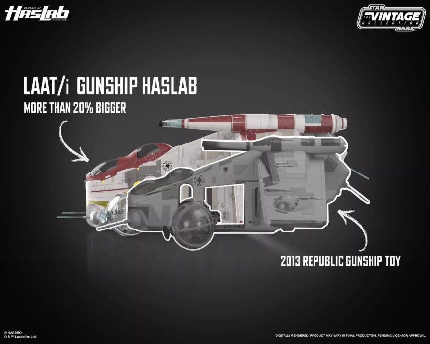 Star Wars Infantry Low Altitude Assault Transport (LAAT/i Gunship)