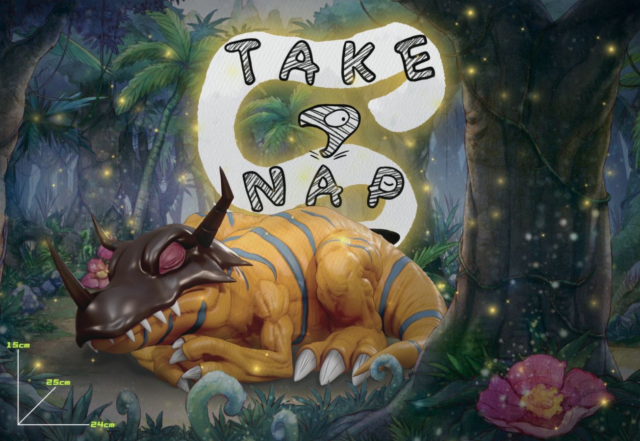 Sleeping Greymon - Digimon