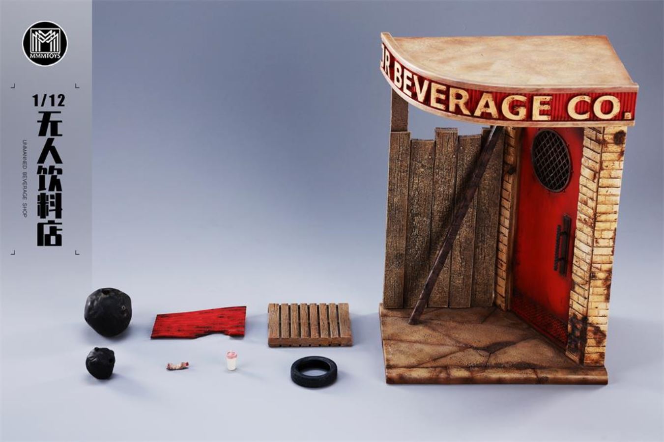 Unmanned Beverage Shop 1/12 scene decoration