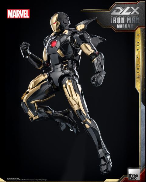 Marvel Studios: Infinity Saga DLX Iron Man Mark 7 (Black x Gold)