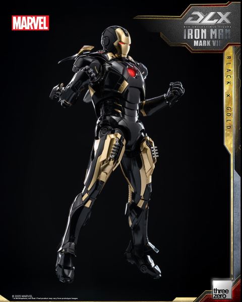 Marvel Studios: Infinity Saga DLX Iron Man Mark 7 (Black x Gold)