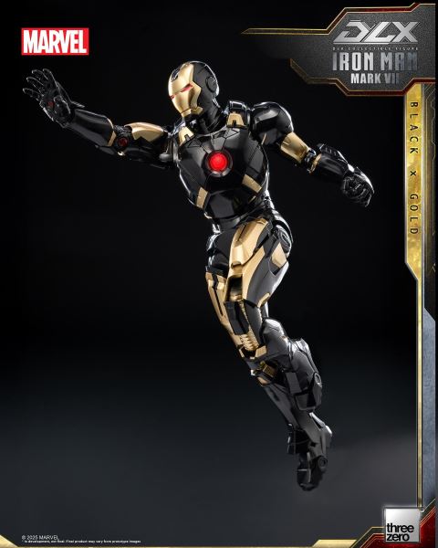 Marvel Studios: Infinity Saga DLX Iron Man Mark 7 (Black x Gold)