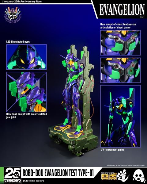 Evangelion: New Theatrical Edition Robo-do Evangelion Unit-01 (Metallic Color)