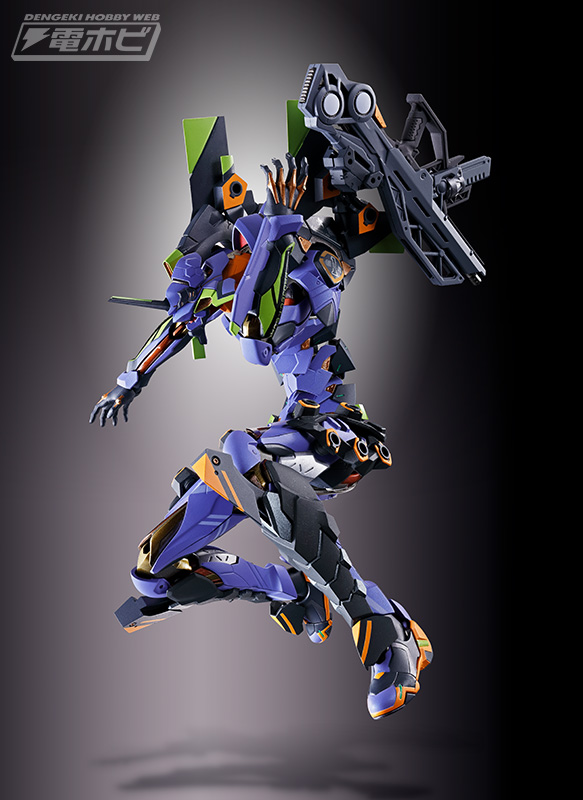 METAL BUILD Evangelion Unit 01 30th with the spear of Gaius