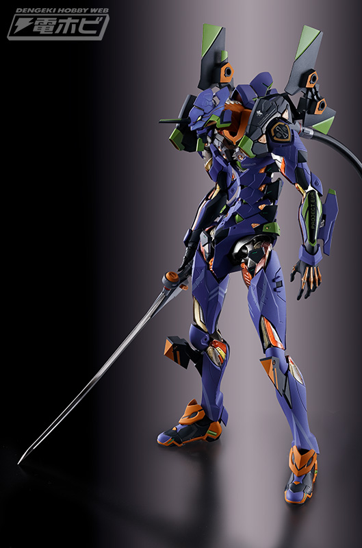 METAL BUILD Evangelion Unit 01 30th with the spear of Gaius