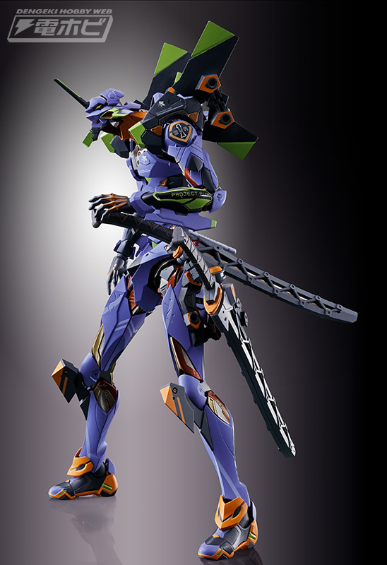 METAL BUILD Evangelion Unit 01 30th with the spear of Gaius