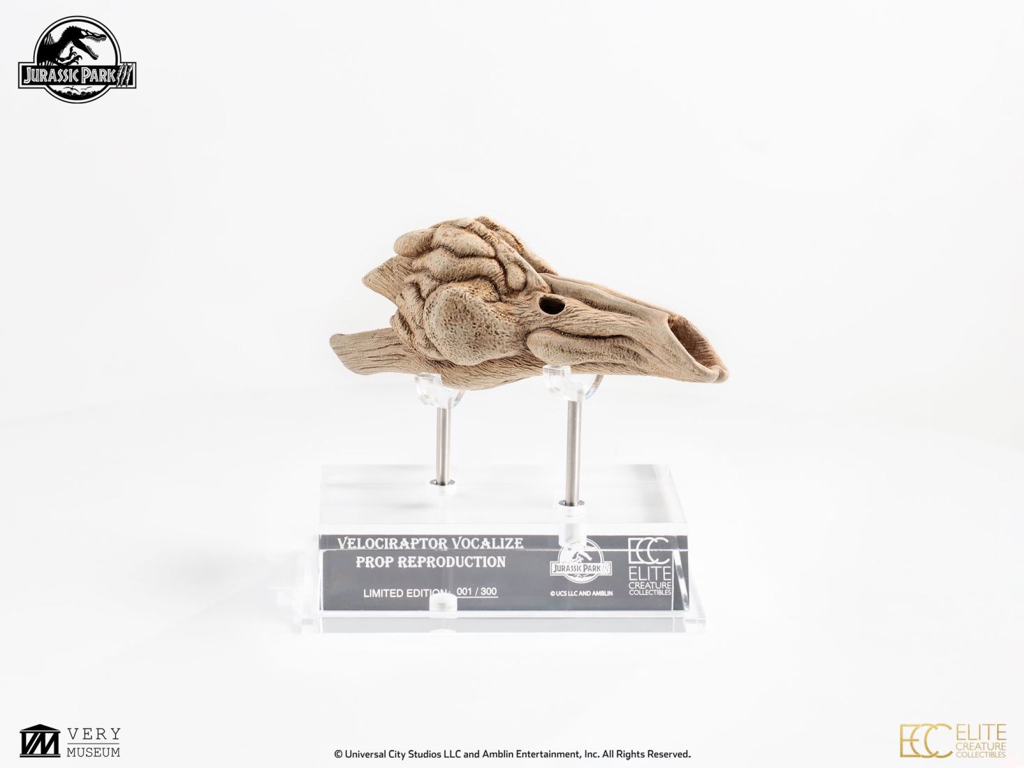 Velociraptor Resonating Chamber Prop - Jurassic Park