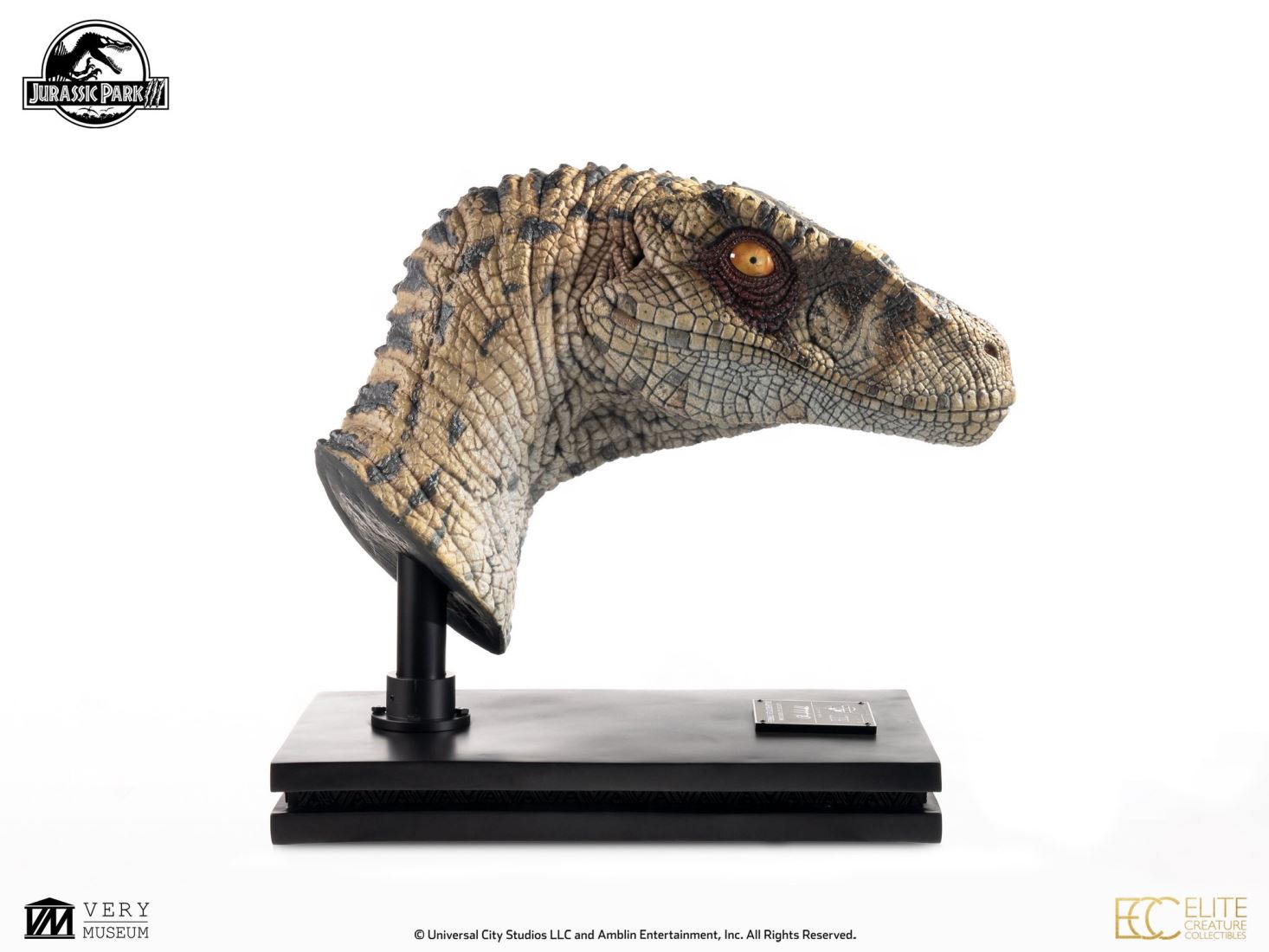 Female Velociraptor Bust (Jurassic Park III) 