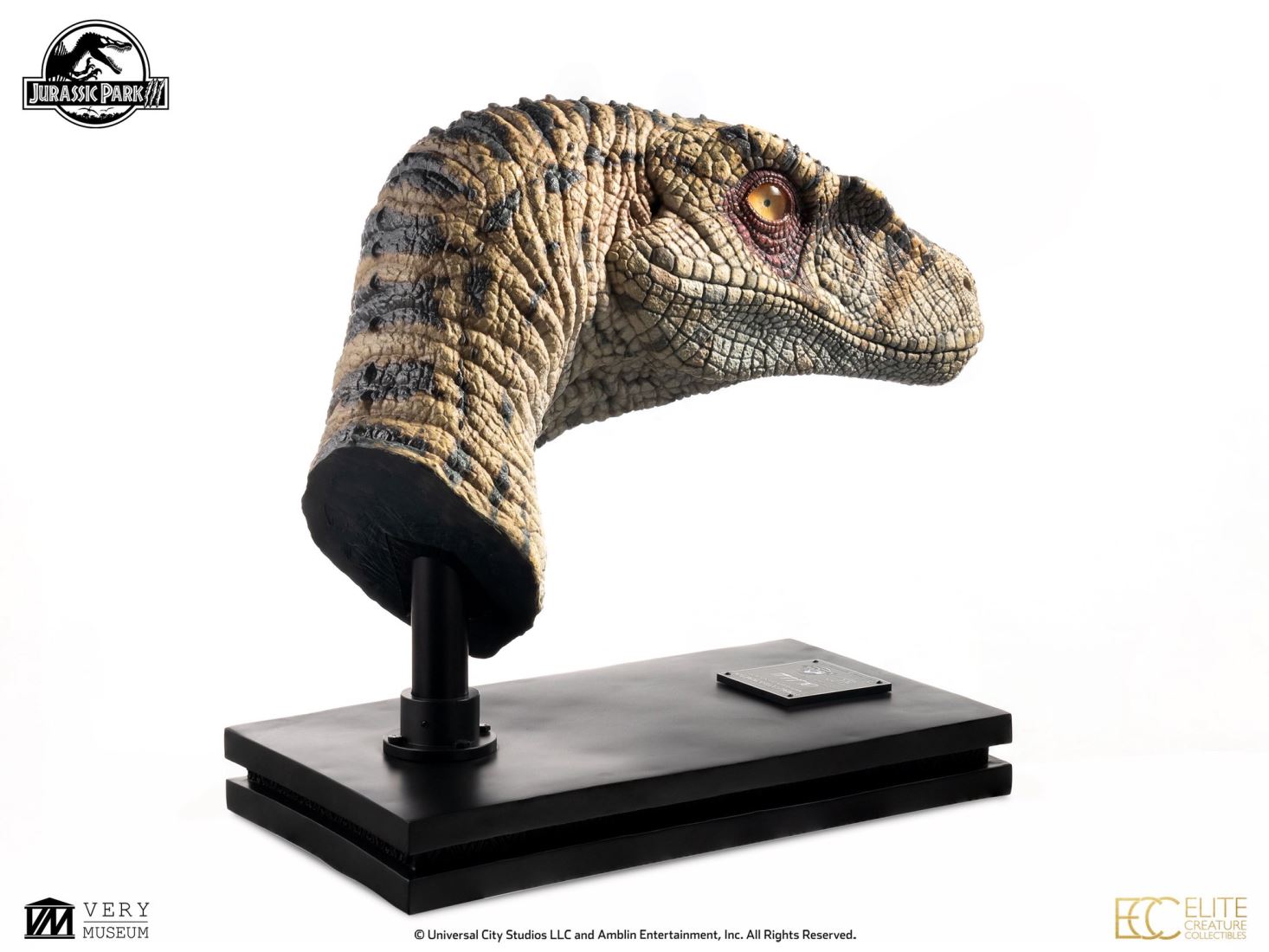 Female Velociraptor Bust (Jurassic Park III) 