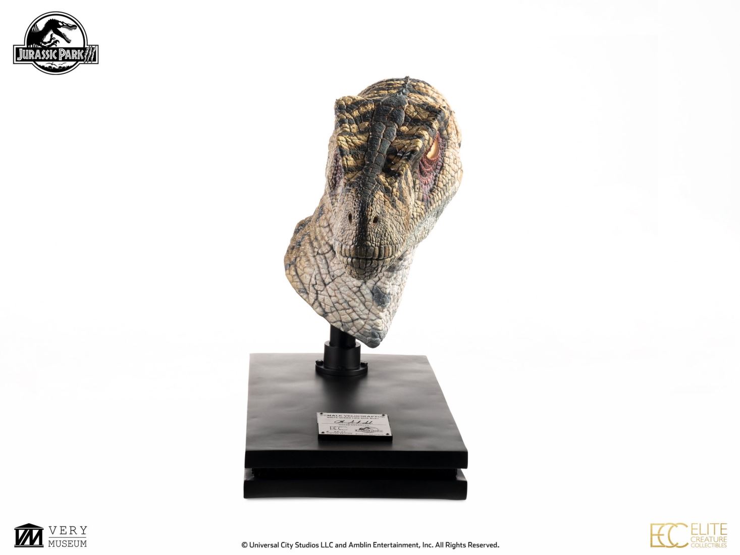 Female Velociraptor Bust (Jurassic Park III) 