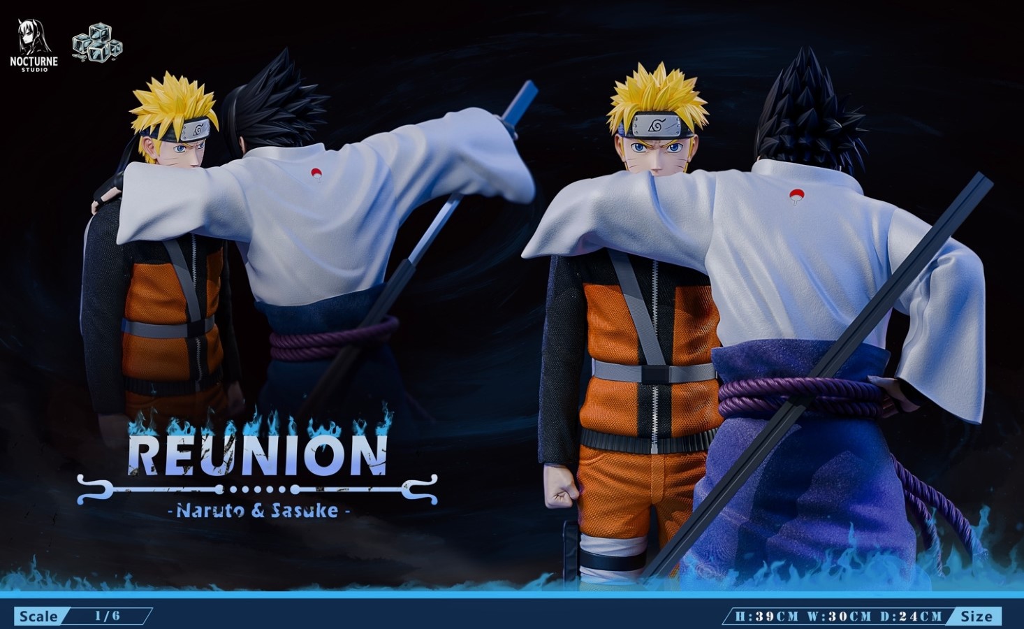 Naruto and Sasuke Reunite 1/6