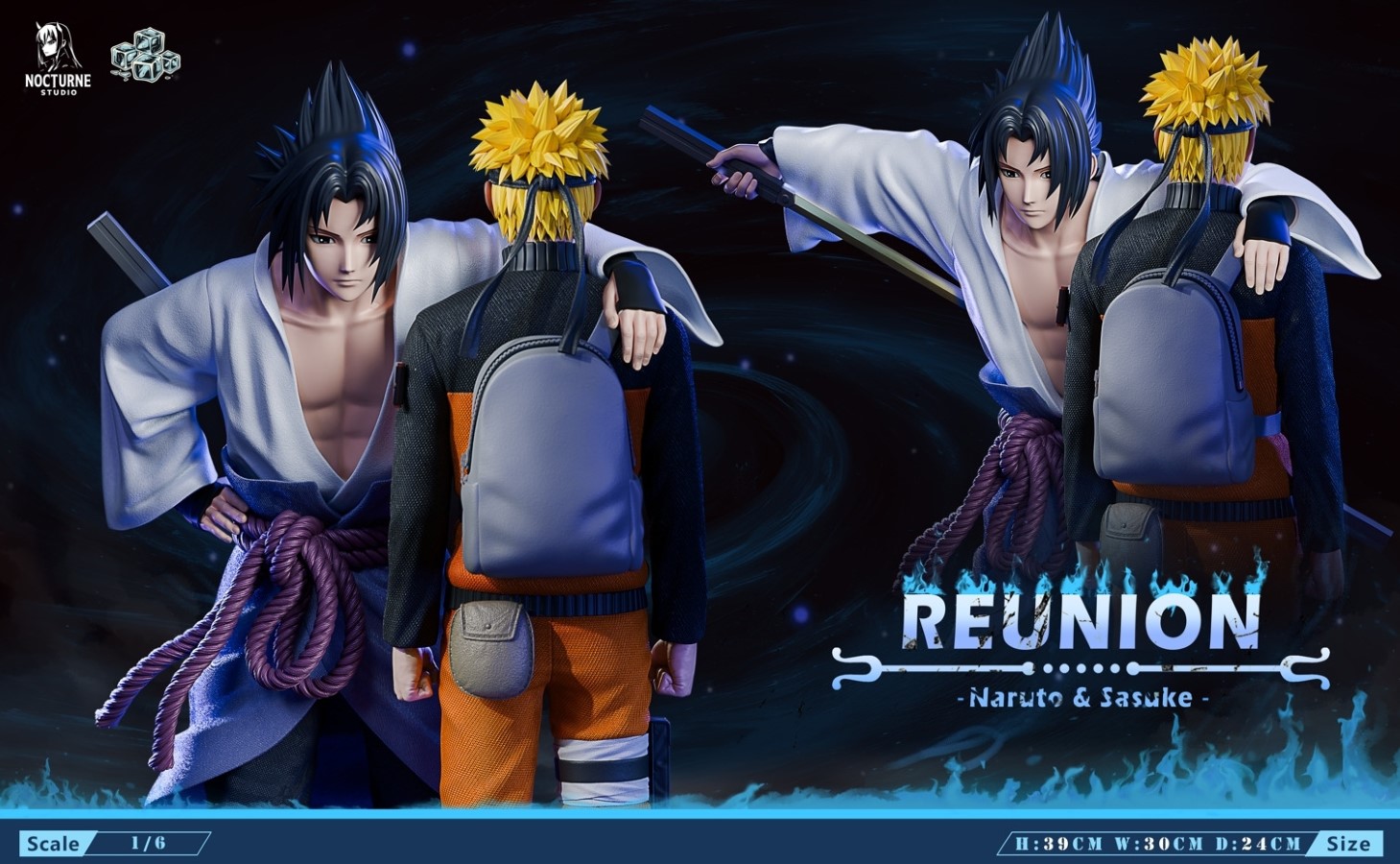 Naruto and Sasuke Reunite 1/6