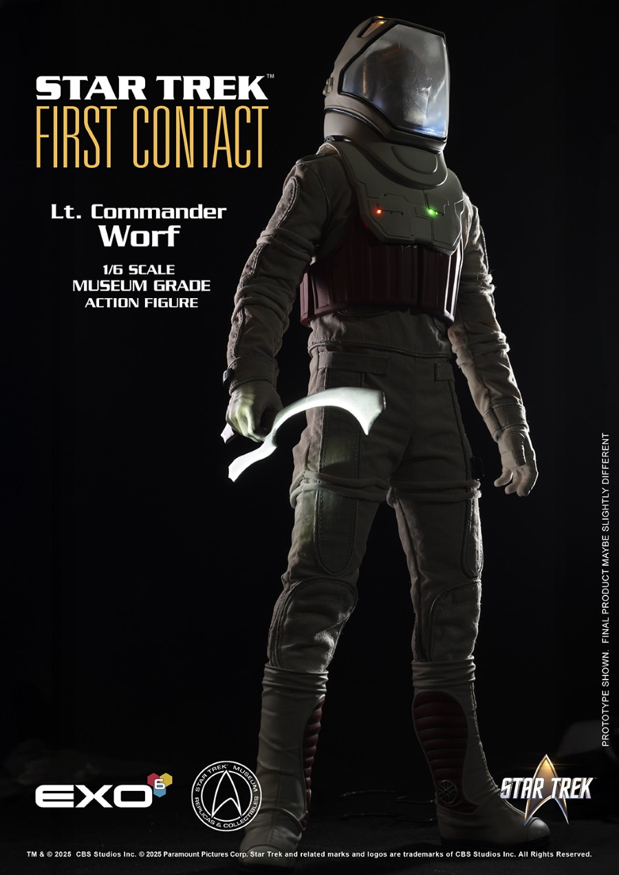 Lt. Commander Worf in EVA Suit