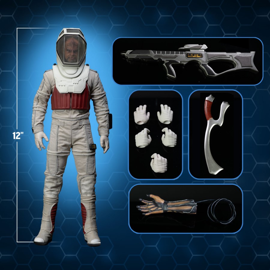 Lt. Commander Worf in EVA Suit