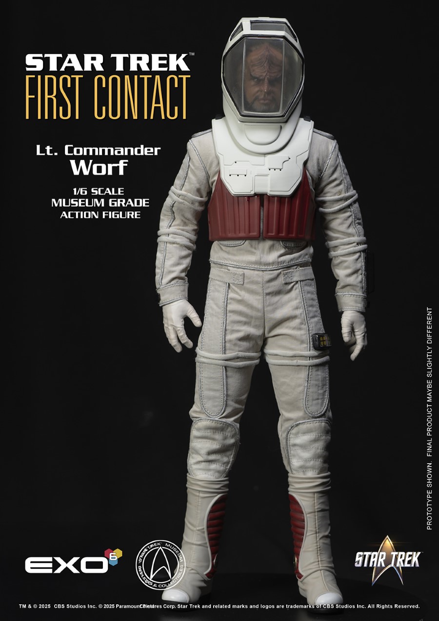 Lt. Commander Worf in EVA Suit