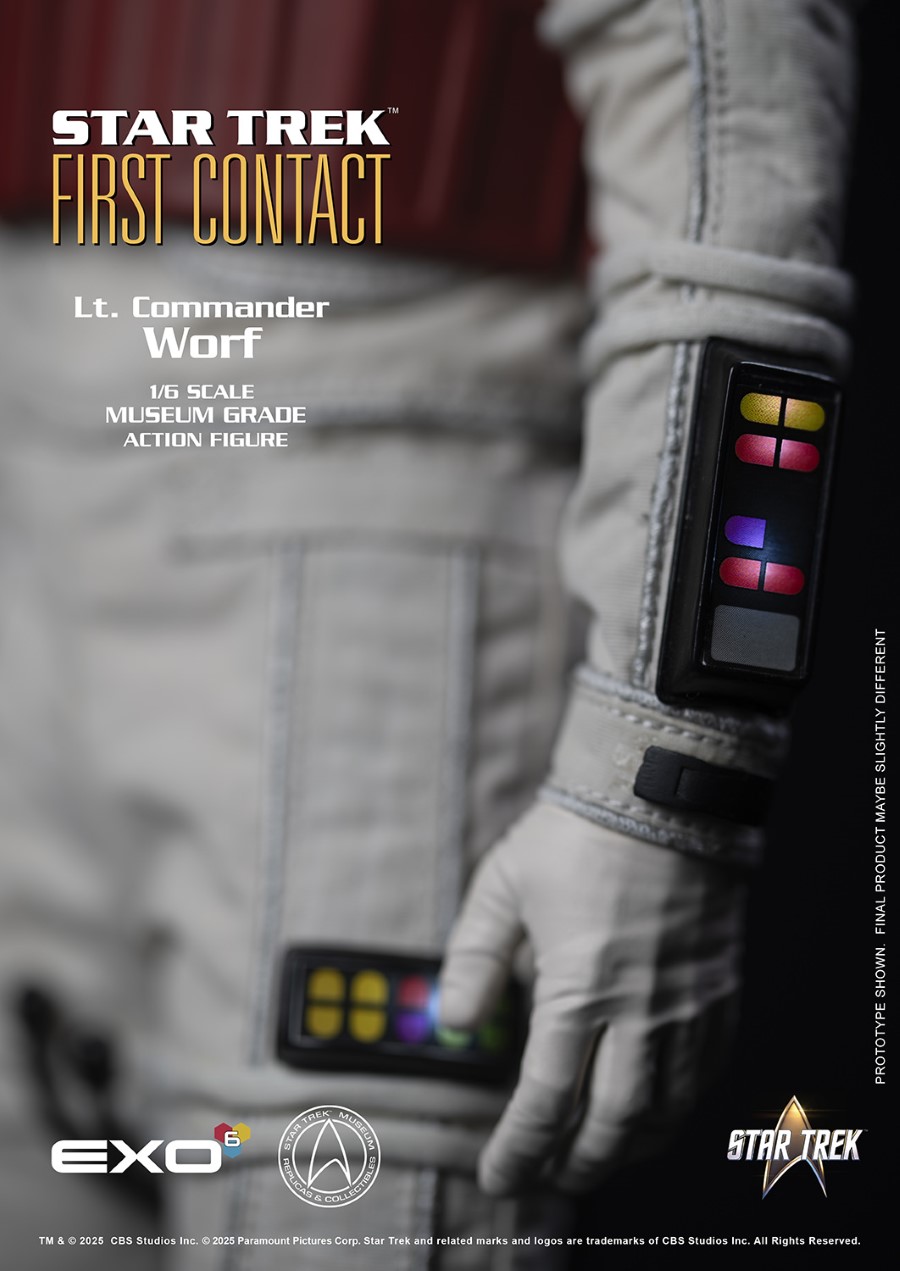 Lt. Commander Worf in EVA Suit