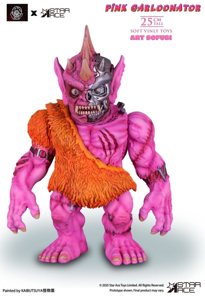 Pink Frankenstein/Pink Half-Fish Vinyl Statue