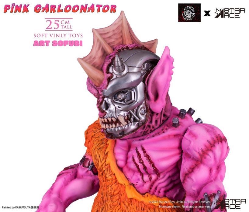 Pink Frankenstein/Pink Half-Fish Vinyl Statue