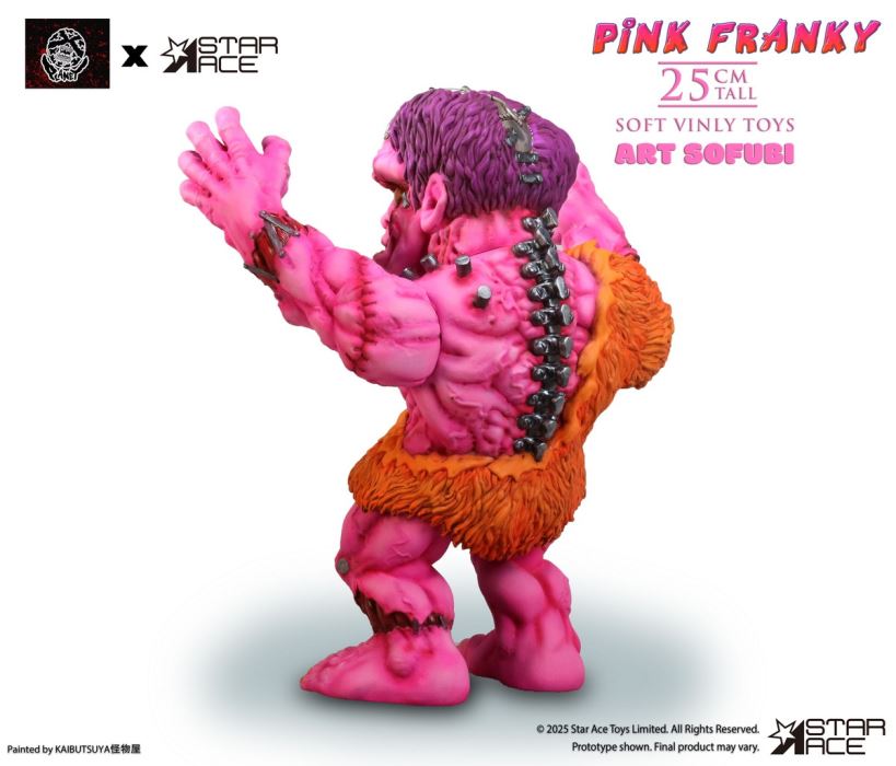 Pink Frankenstein/Pink Half-Fish Vinyl Statue
