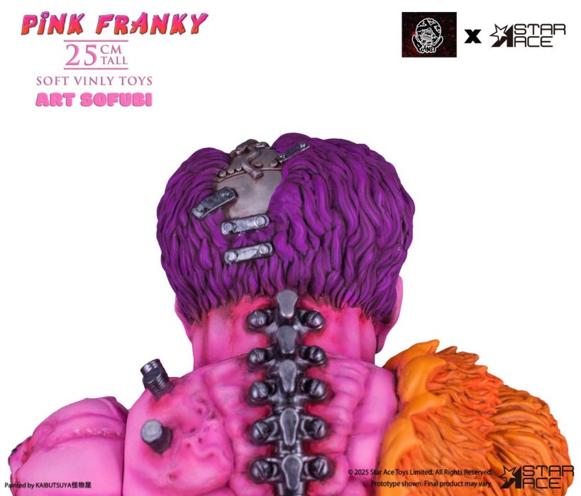 Pink Frankenstein/Pink Half-Fish Vinyl Statue