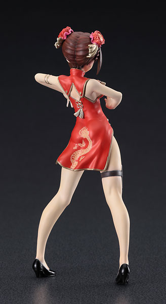 12 Tamago Girls Collection No.07 Haku Rinpha (Chinese Dress) Unpainted Resin Figure 1/12