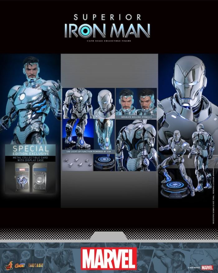 Marvel Comics Superior Iron Man 1/6