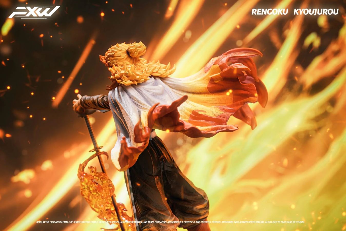 Flame Hashira Kyojuro Rengoku - Demon Slayer