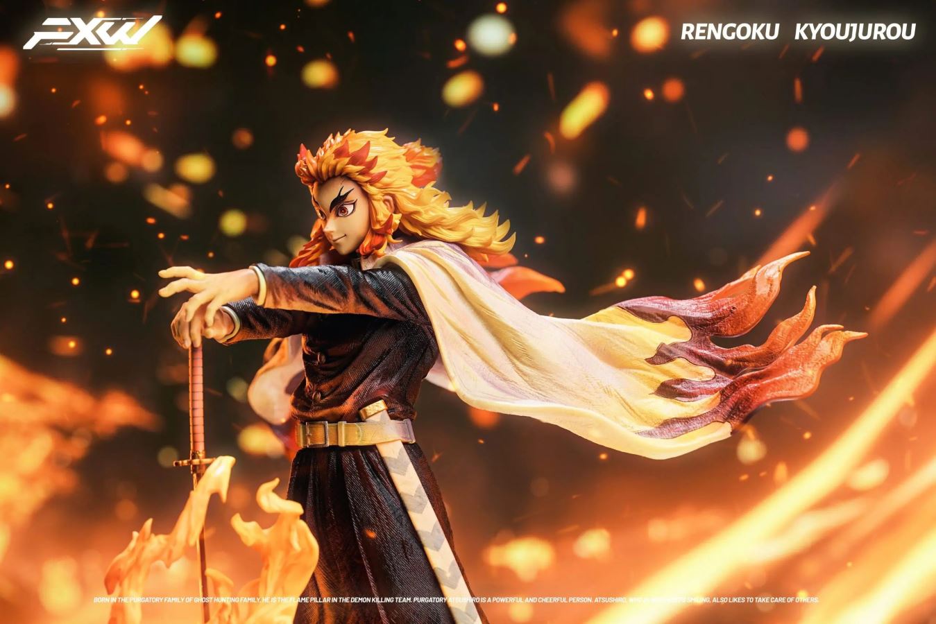 Flame Hashira Kyojuro Rengoku - Demon Slayer