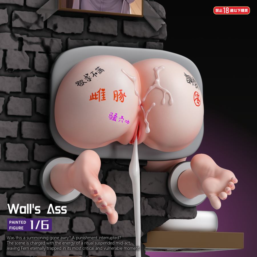 Fern stuck in the wall- Frieren: Beyond Journey's End