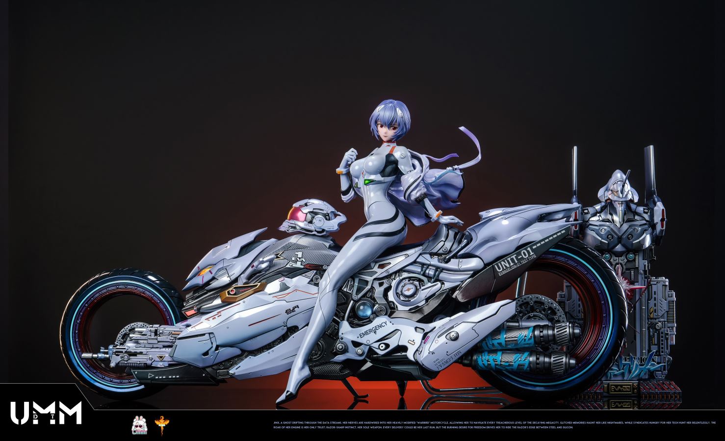 Rei Ayanami's Sci-Fi Motorcycle - Evangelion