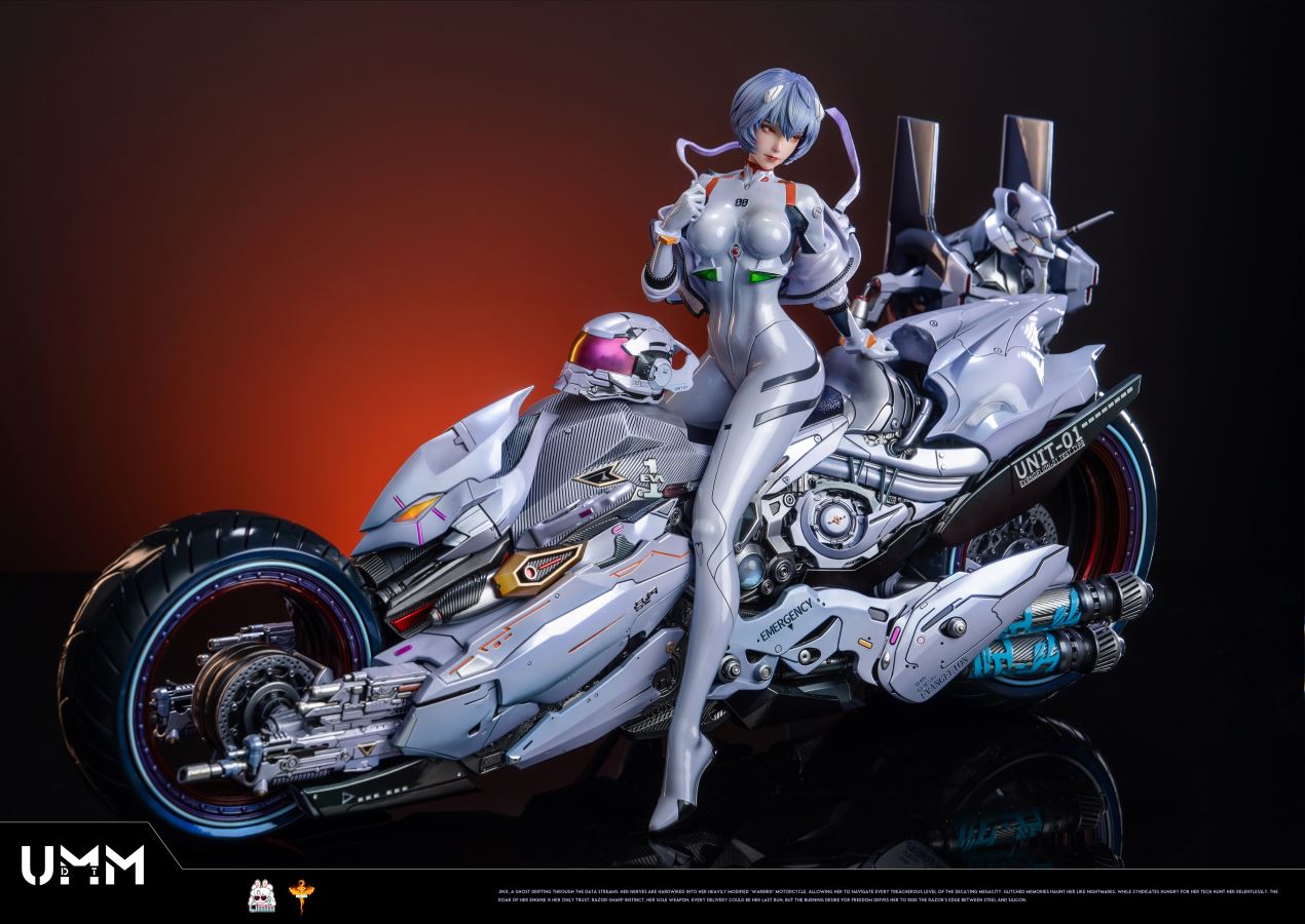 Rei Ayanami's Sci-Fi Motorcycle - Evangelion