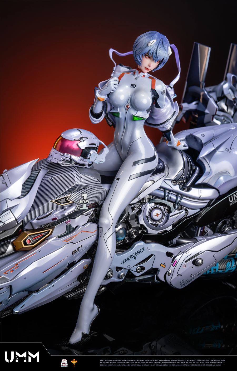 Rei Ayanami's Sci-Fi Motorcycle - Evangelion
