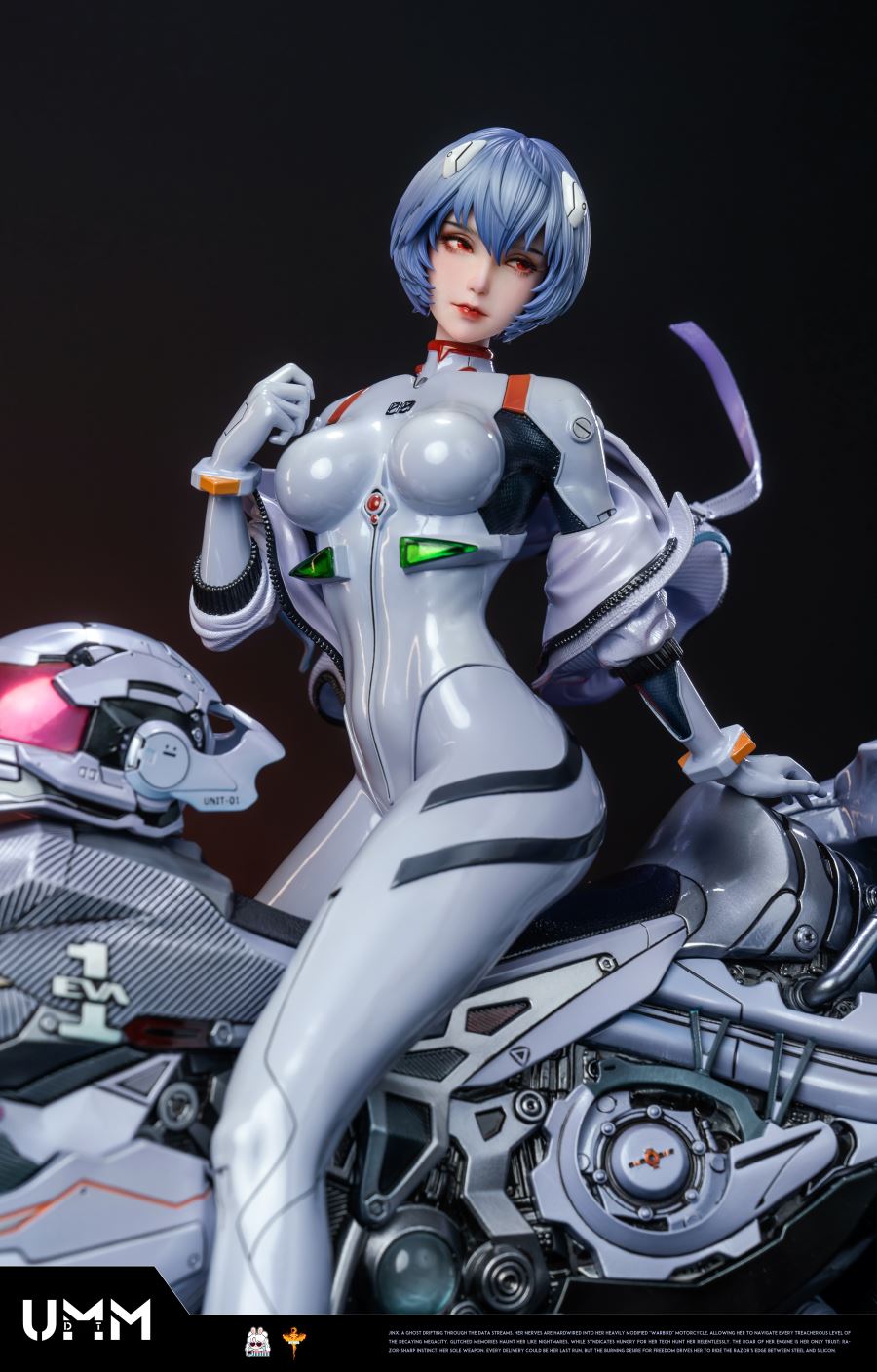 Rei Ayanami's Sci-Fi Motorcycle - Evangelion