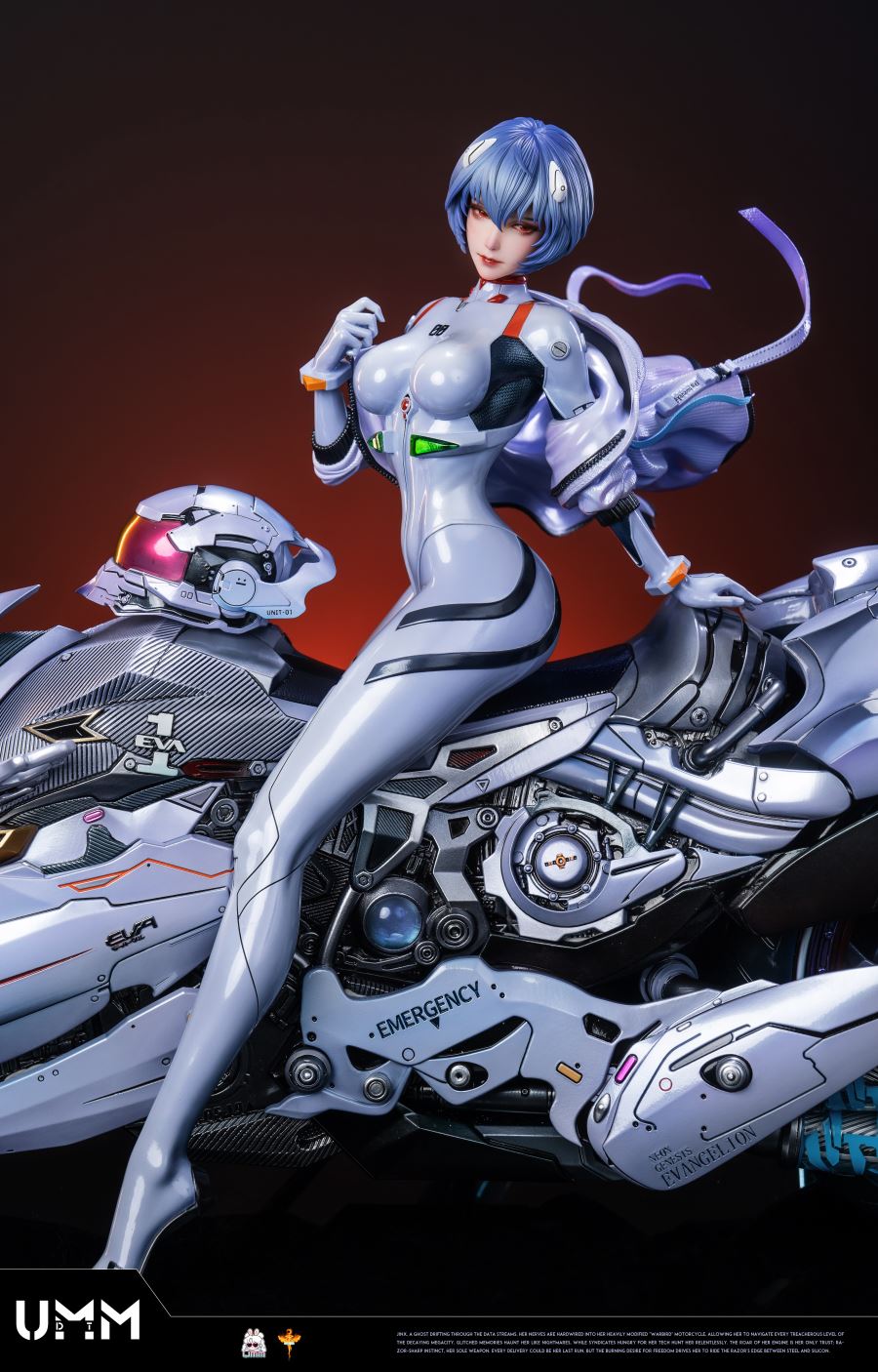 Rei Ayanami's Sci-Fi Motorcycle - Evangelion