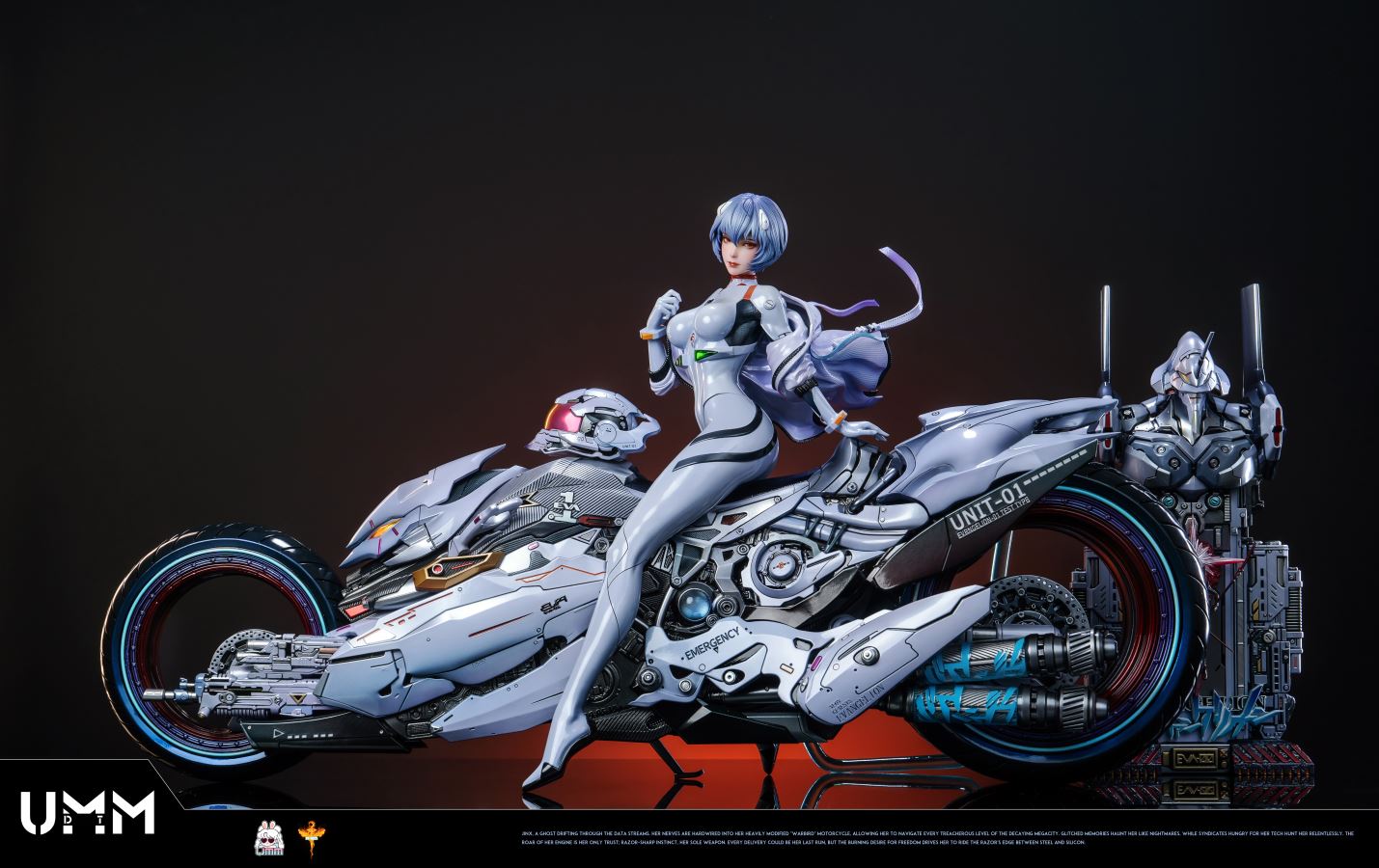 Rei Ayanami's Sci-Fi Motorcycle - Evangelion