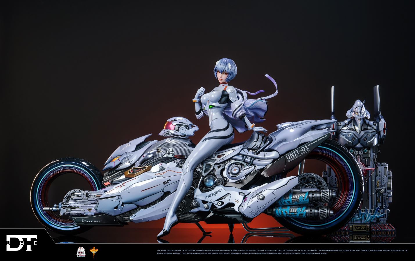 Rei Ayanami's Sci-Fi Motorcycle - Evangelion