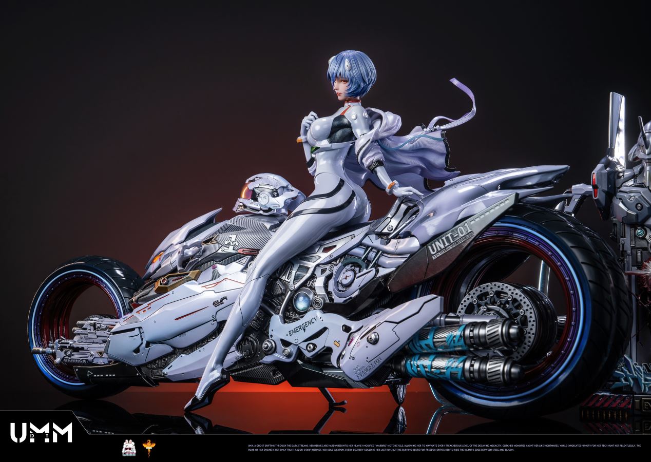 Rei Ayanami's Sci-Fi Motorcycle - Evangelion