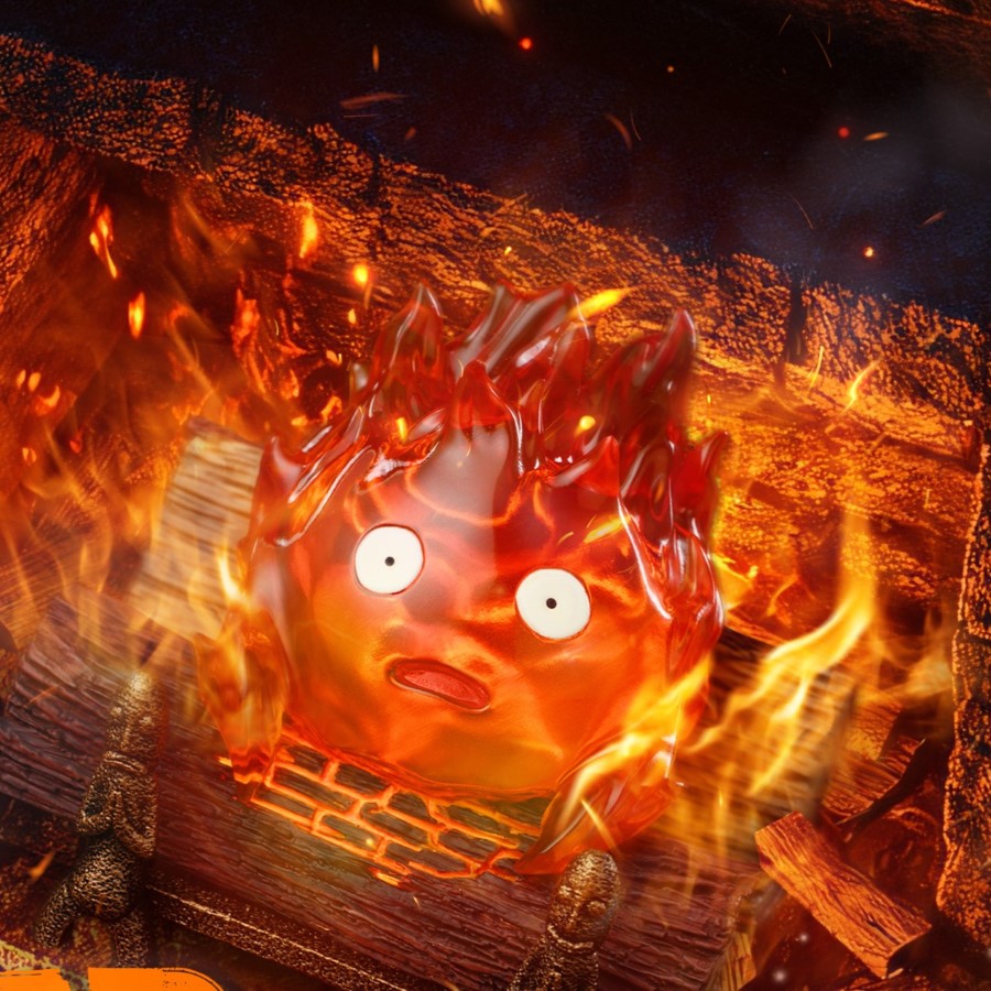 Shocked Calcifer - Howl's Moving Castle