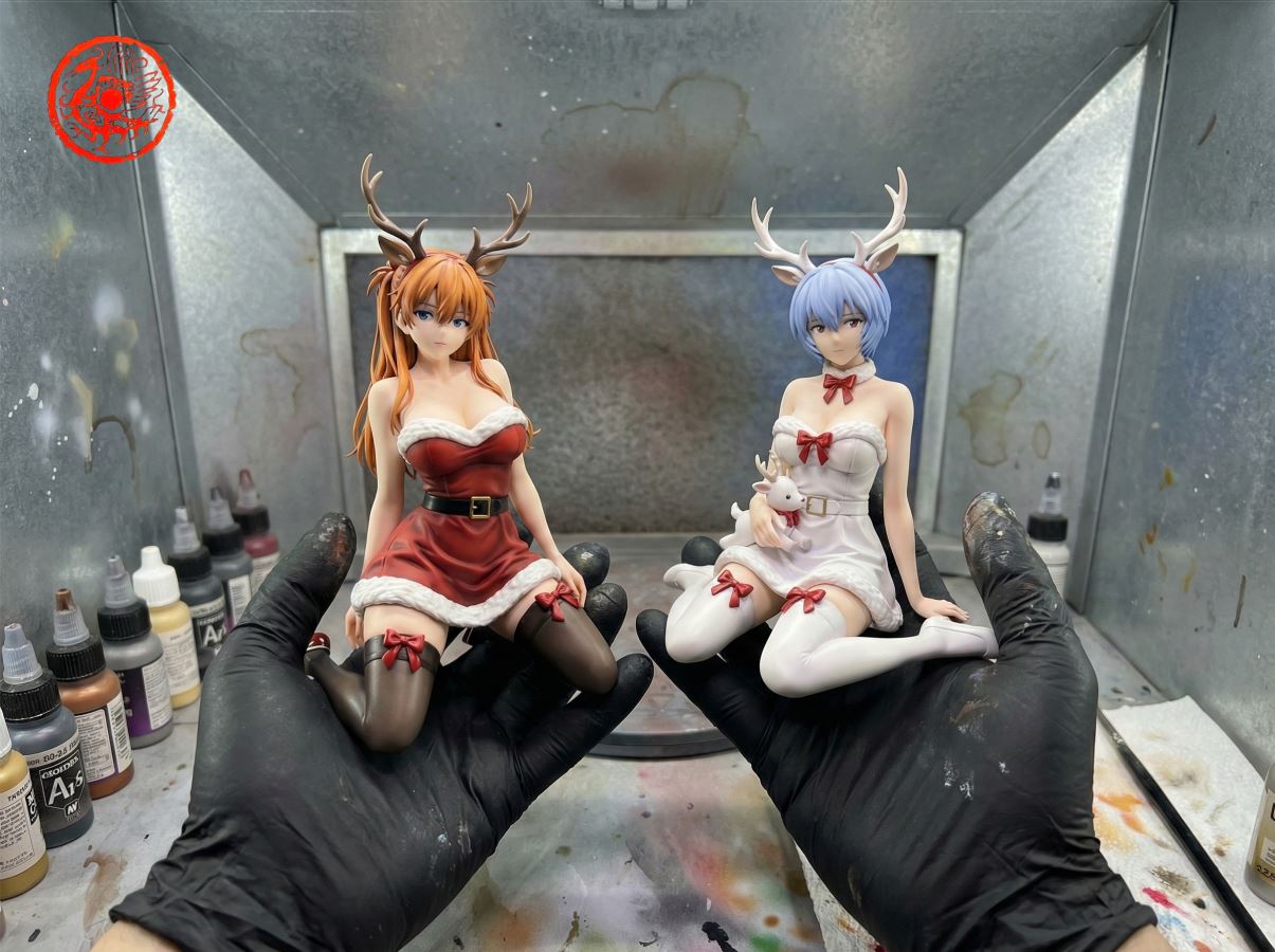 Christmas Special Edition Rei Ayanami & Asuka